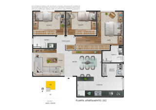 Apartamento Tipo - 302
